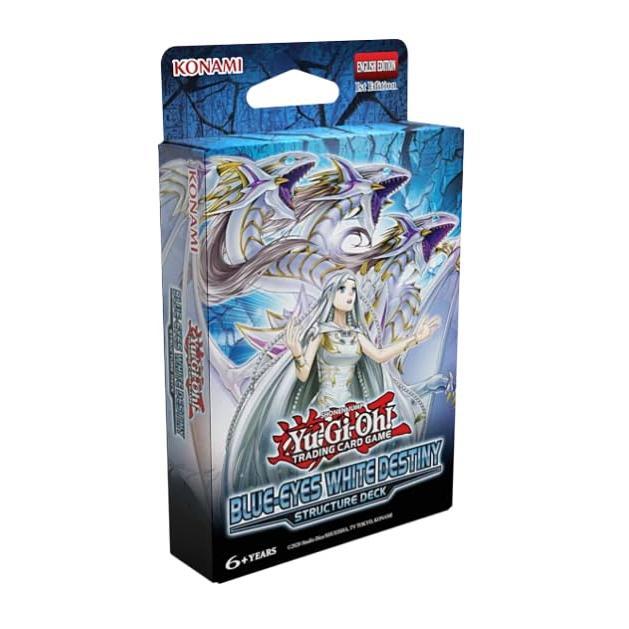 Structure Deck: Blue-Eyes White Destiny | Deutsch | 50-Karten-Deck mit Ultra Rares & exklusiven Secret Rares + Heartforcards® Versandschutz