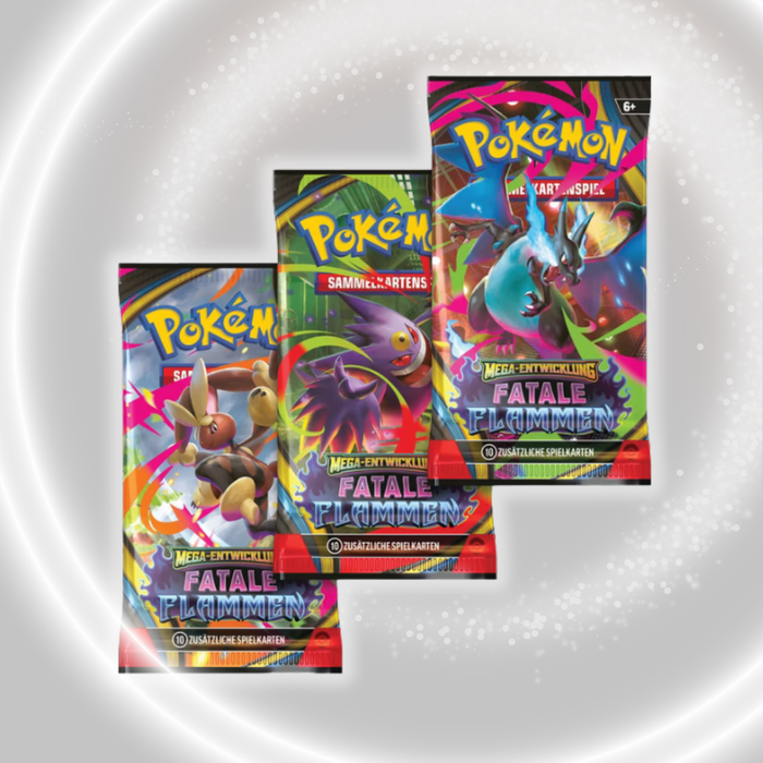 Pokémon Fatale Flammen 3er Blister – Sniebel Sammelkarte Set für Spieler und Sammler