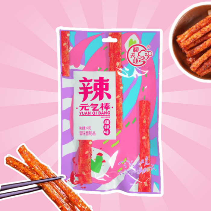 1x FTW Latiao Sweet & Spicy – Würziger und süßer Gluten-Snack (1x68g)