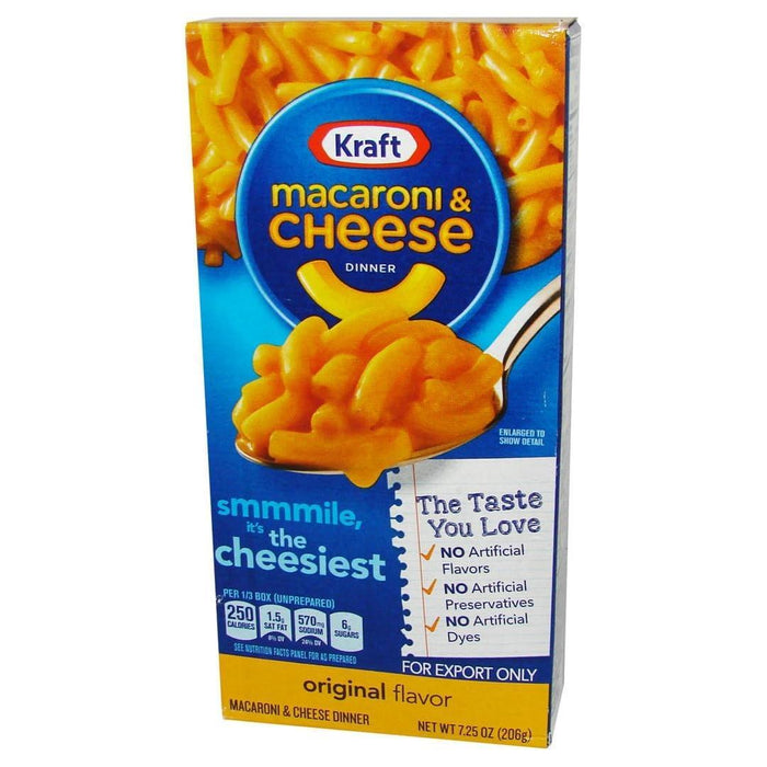 1 x Kraft Macaroni - Mac and Cheese - 1 x 7,25oz / 206g