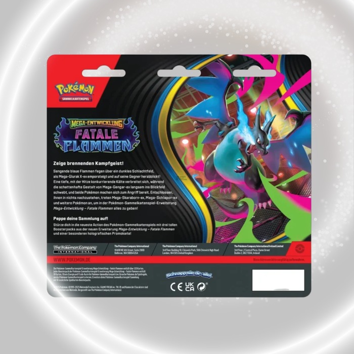 Pokémon Fatale Flammen 3er Blister – Sniebel Sammelkarte Set für Spieler und Sammler