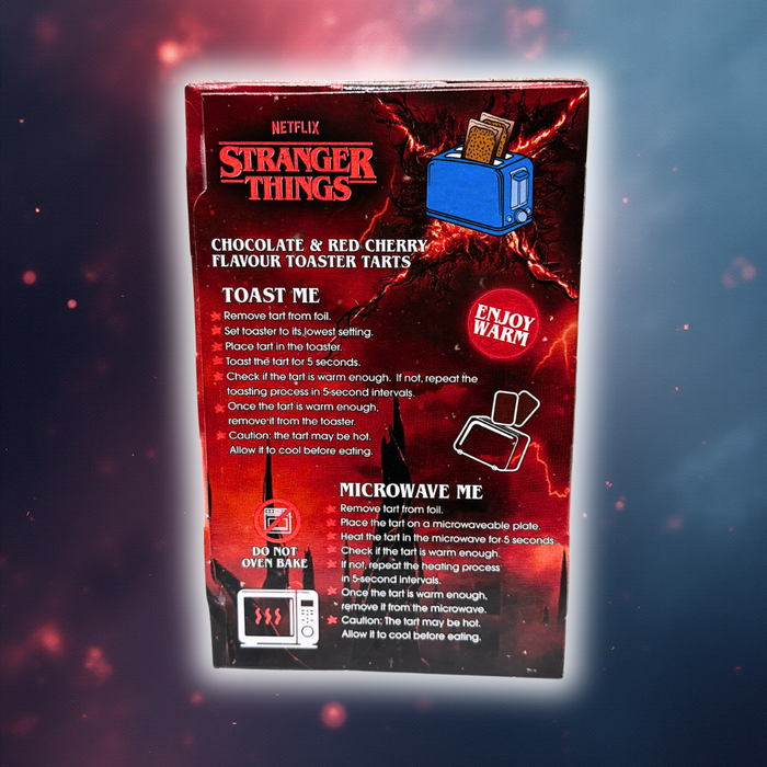 Stranger Things Chocolate & Red Cherry Flavour Toaster Tarts (8packs)