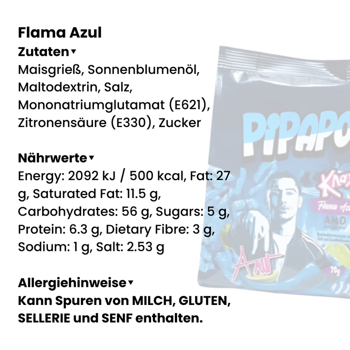 4x Pipapo Amo Knax Chips | Knusprige Maissnacks mit würzigem Geschmack | Ideal zum Snacken & Teilen (4x70g)