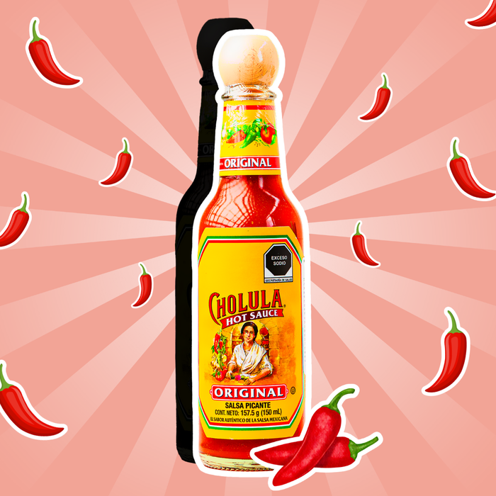 Cholula Hot Sauce Original 150ml – Mexikanische Würzsauce mit Chili de Arbol & Pequin