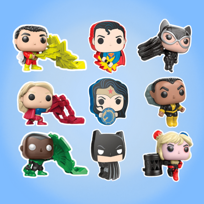 1x Kinder Joy Reveals Limited Edition DC Funko Pop! – Schokoladenei mit Überraschungsspielzeug, 20 g