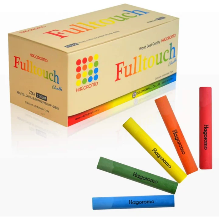 Hagoromo Fulltouch Farbkalk – Premium Staubfreie Kreide im Farbmix