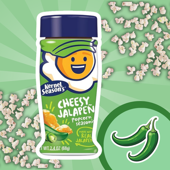 Kernel Season’s Cheesy Jalapeño Popcorn Seasoning – Würzpulver mit Käse & Jalapeño – 68 g
