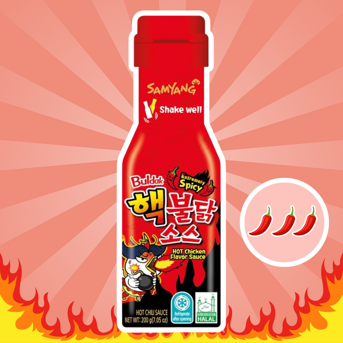 Samyang Buldak Extreme Hot Sauce – Extra Scharf • Korean Fire Chicken Sauce • 165ml