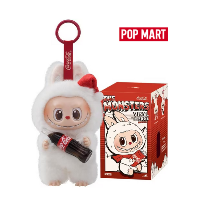 POP MART × COCA-COLA THE MONSTERS Vinyl Series – Labubu 15.5-17 cm Plüschfigur • 100 % Original mit QR-Code zur Echtheitsprüfung