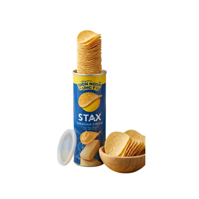 Stax Cheddar Cheese Kartoffelchips (Dose) 90 g