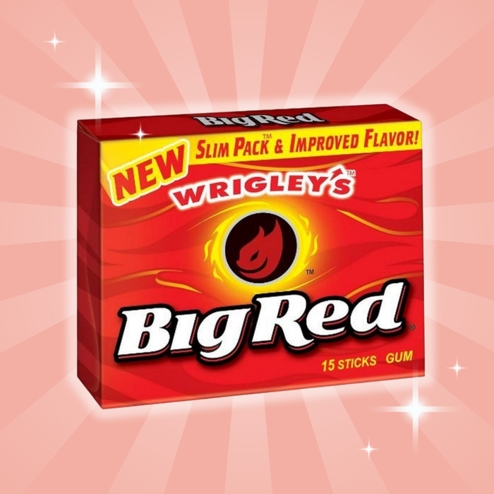 1x Wrigley’s Big Red Kaugummi – Cinnamon – 15 Sticks – 1 Packung