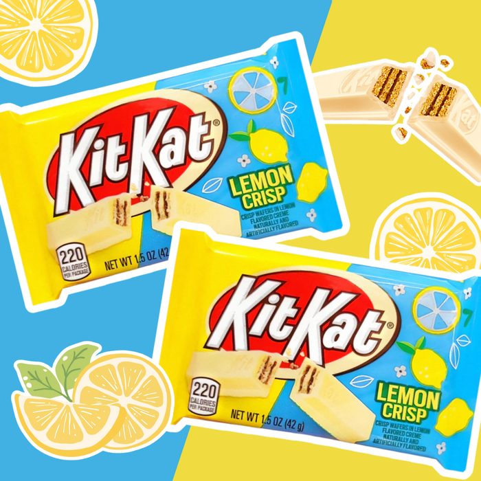 2x KitKat Lemon Crisp – Zitronenwaffel mit Schokolade | 2×42 g