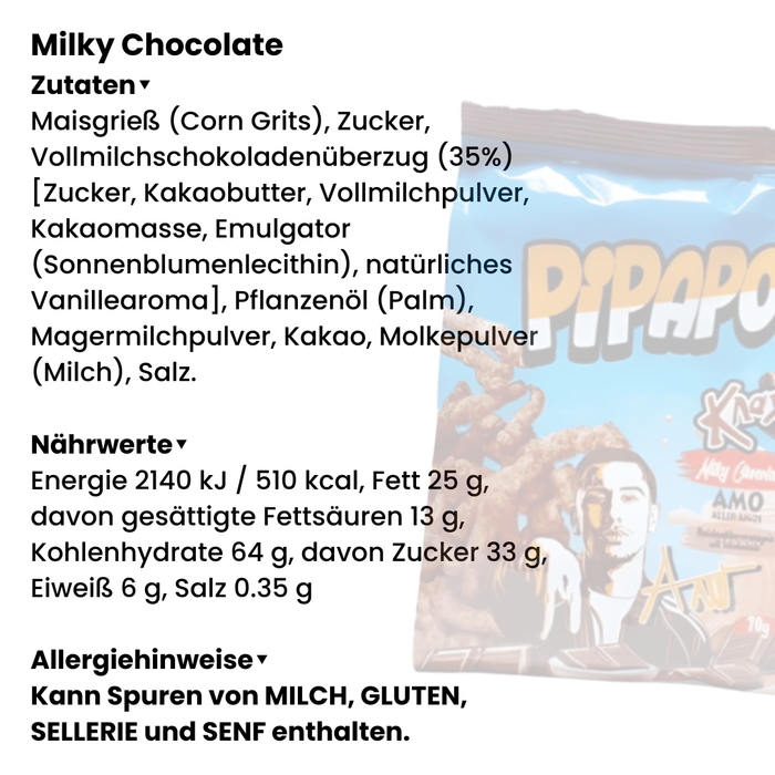 4x Pipapo Amo Knax Chips | Knusprige Maissnacks mit würzigem Geschmack | Ideal zum Snacken & Teilen (4x70g)