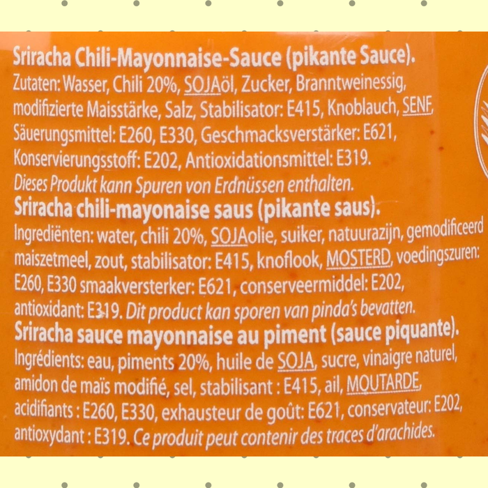 Flying Goose Sriracha Mayo Sauce 200 ml - würzig-scharfe Chillicreme aus Thailand