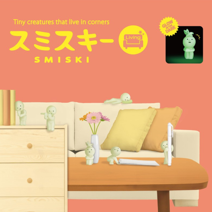 Original Smiski Living-Serie – Leuchtende Sammelfigur Blindbox