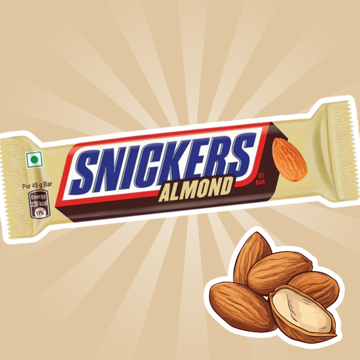 1x Snickers Riegel – Almond | Peanut Brownie | Butterscotch | Berry Whip – 45 g – Einzelriegel in versch. Sorten