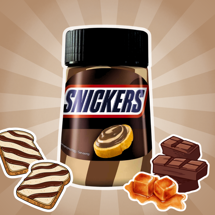 Snickers Brotaufstrich – 350 g – Cremiger Schoko-Karamell-Aufstrich