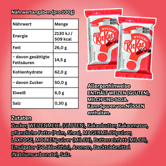 2x KitKat Mystery Knusperwaffel mit Überraschungsgeschmack