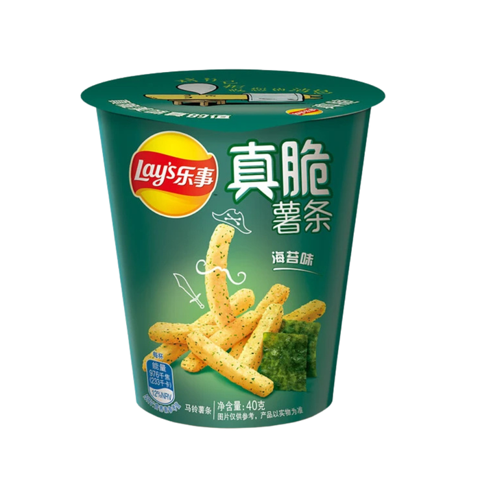 Lay’s Knusprige Kartoffelchips mit Nori-Algen-Geschmack – 40 g Dose