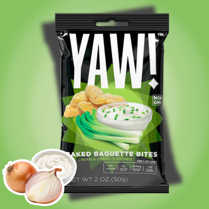 YAW! Baked Baguette Bites – Knusprige Snacksticks, 50 g (verschiedene Geschmacksrichtungen)