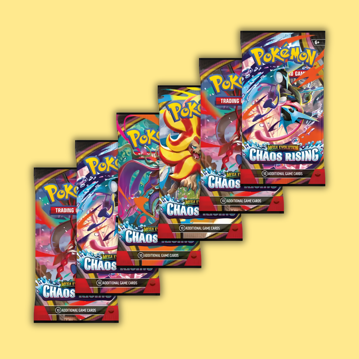 Pokémon Rising Booster Bundle Englisch – 6 Boosterpacks Mega Evolution