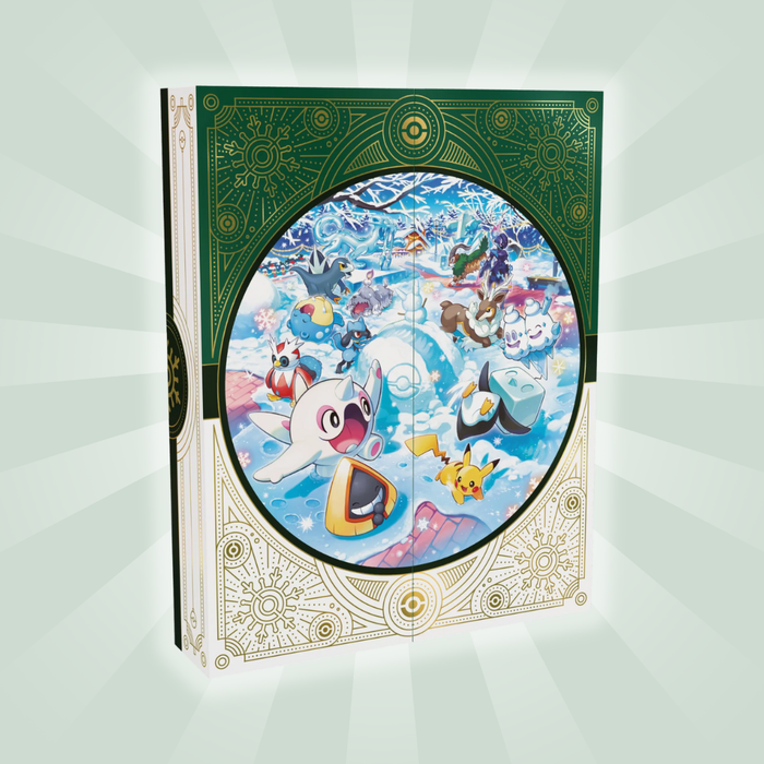 Pokémon Adventskalender Holiday Calendar 2024 – Englische Version | 24-Tage-Countdown mit Figuren, Karten & Zubehör
