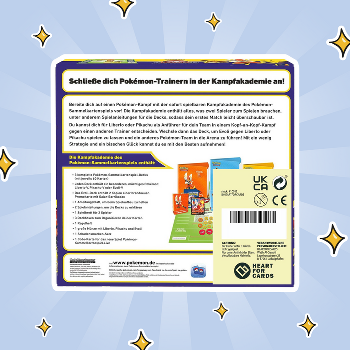 Pokémon Kampf Akademie 2022 – Sammelkartenspiel | Strategische Duelle & Sammlerkarten