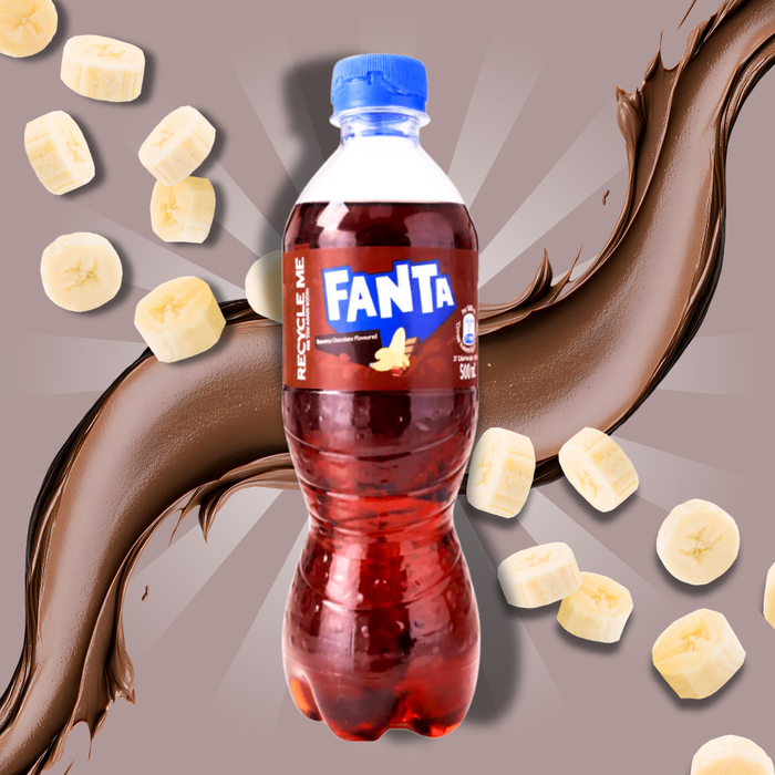 Fanta Banana Chocolate Flavour – Banane & Schokolade | 500 ml