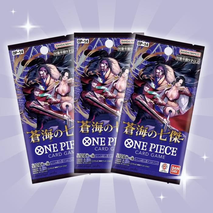 3x One Piece Card Game – OP14 Japanisches Boosterpack (3 Pack)