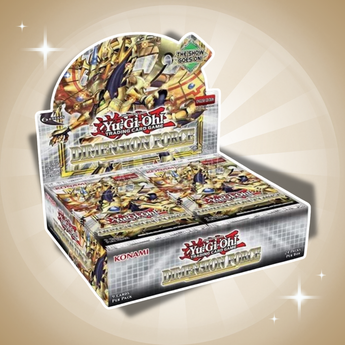 Yu-Gi-Oh! Dimension Force Display Englisch 1. Auflage – 24 Booster à 9 Karten