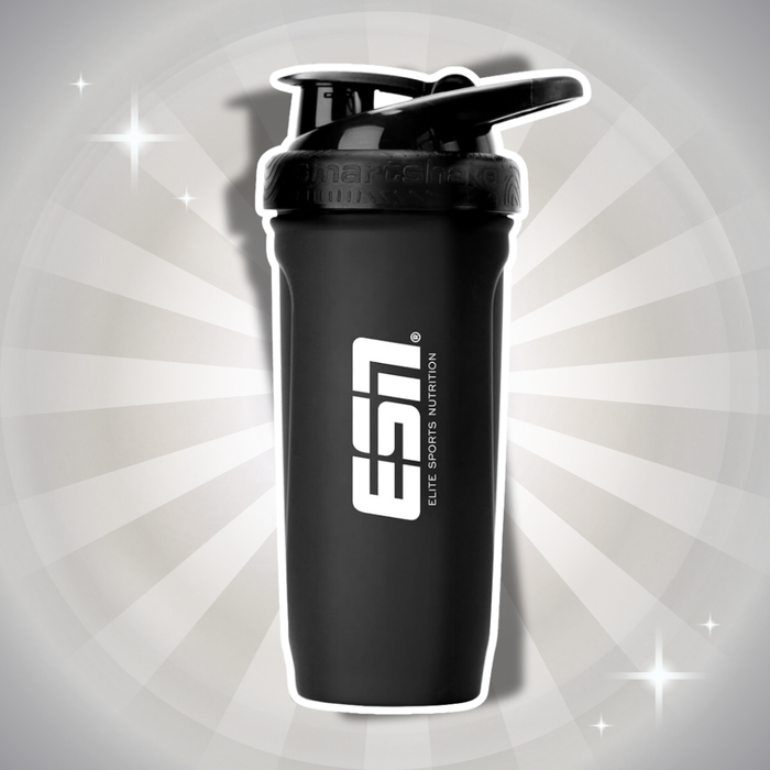 ESN Shaker Reforce Stainless Steel Schwarz – 700 ml Edelstahl-Shaker mit Mischgitter & Fruit-Infuser