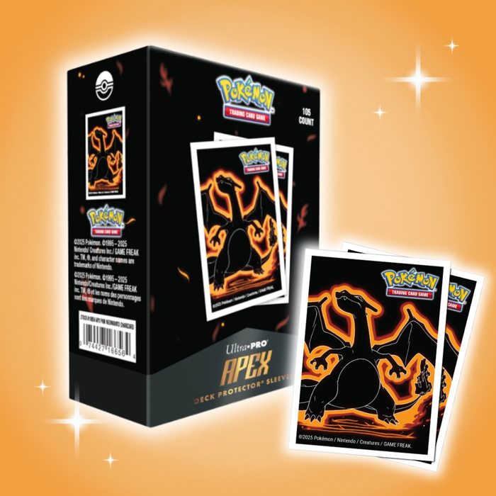 Ultra Pro – Neon Kanto Charizard APEX Deck Protector® Sleeves | 105 Stück