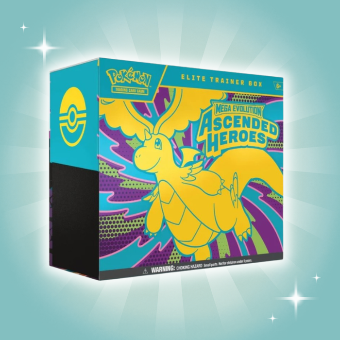 Pokémon ME2.5 – Ascended Heroes Elite Trainer Box (ETB) | Englisch | 9 Boosterpacks | Promo Karte | Mega-Entwicklung