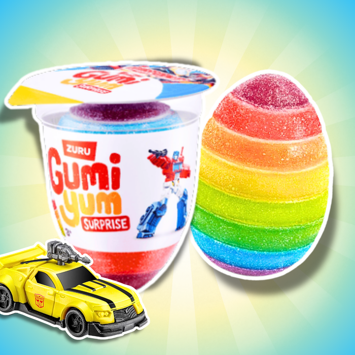 ZURU Gumi Yum Surprise Transformers 26 g – Fruchtgummi mit Überraschung