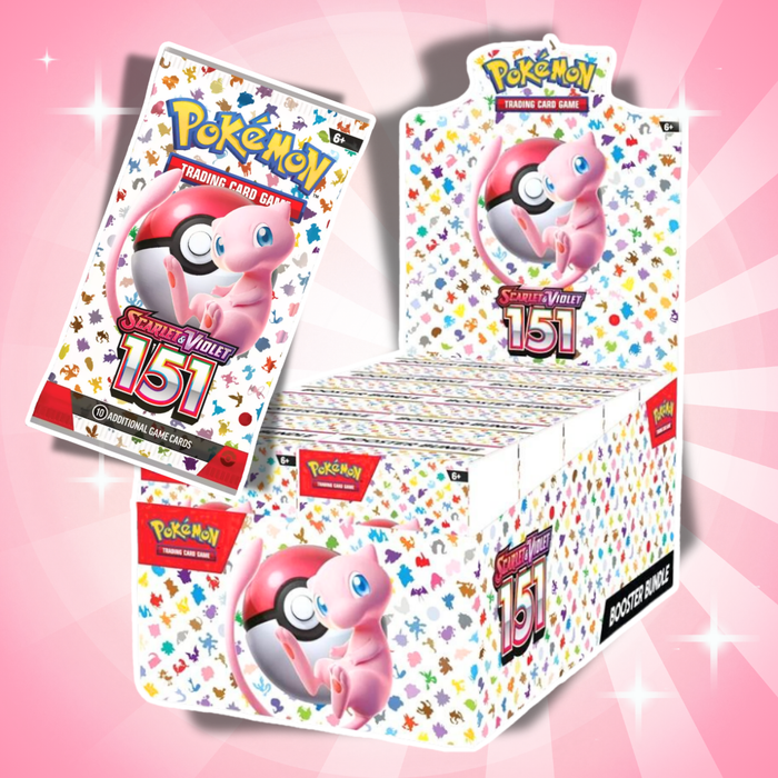 Pokémon Karmesin & Purpur 151 Booster Bundle Display Englisch – 10 Bundles / 60 Boosterpacks