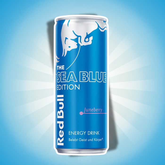 Red Bull Blue Edition Juneberry Energy Drink mit fruchtigem Juneberry-Geschmack 250 ml