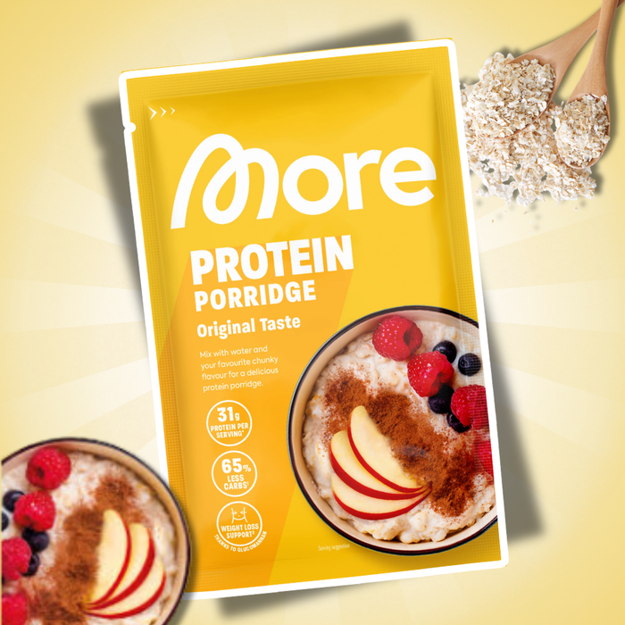 MORE Protein Porridge Original Taste 62 g – Proteinreicher Haferbrei