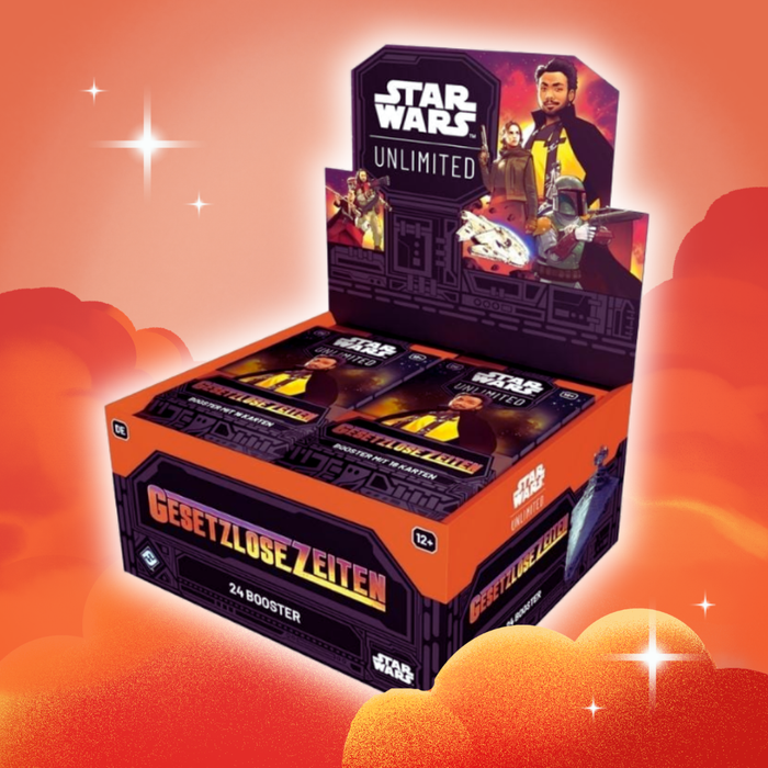 Star Wars: Unlimited – Gesetzlose Zeiten Booster Display | Deutsch | 24 Booster Packs