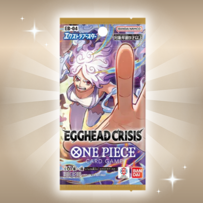One Piece Card Game EB-04 Egghead Crisis Booster Pack | Japanische Version | 6 Karten pro Pack | TCG Sammelkarten