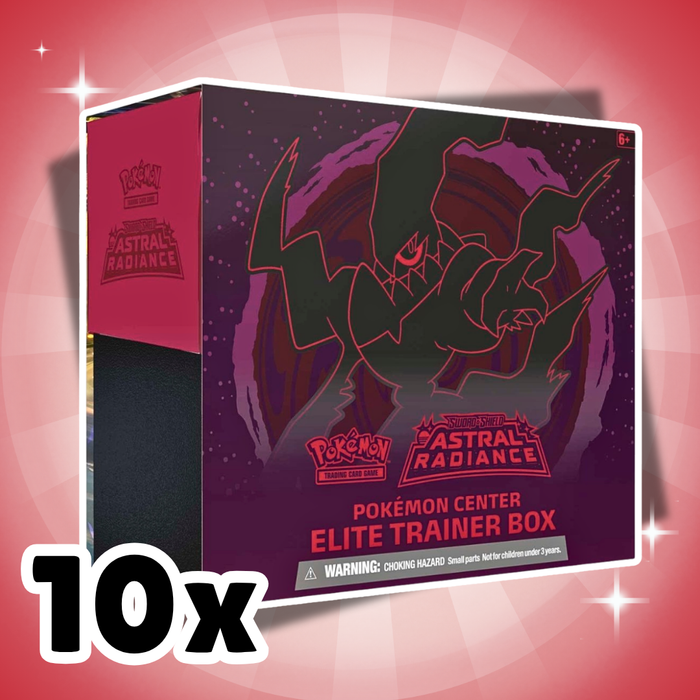 Pokémon Astral Radiance Elite Trainer Box Case – 10x Elite Trainer Box Englisch