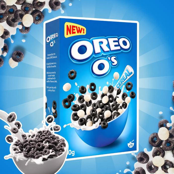 Oreo O's Cereal Frühstückscerealien mit Kakao-Geschmack 350g