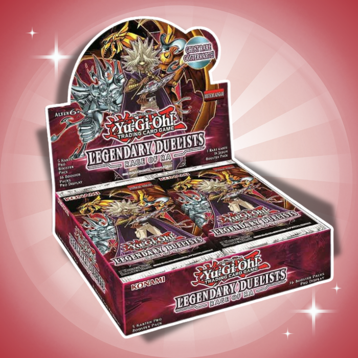 Yu-Gi-Oh! Legendary Duelists: Rage of Ra Display Deutsch – 36 Booster à 5 Karten