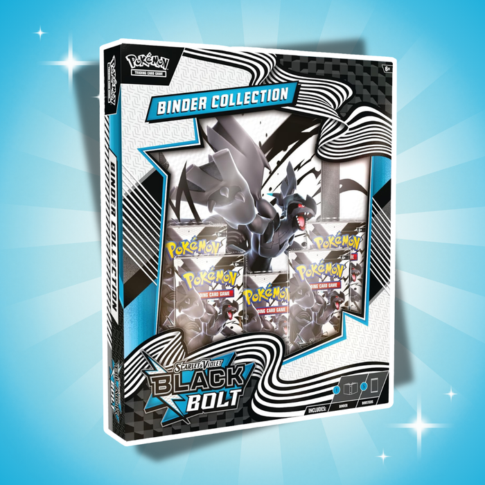 Pokémon Scarlet & Violet Black Bolt Binder Collection Englisch – 5 Boosterpacks, 9-Pocket Ordner & Sammelübersicht