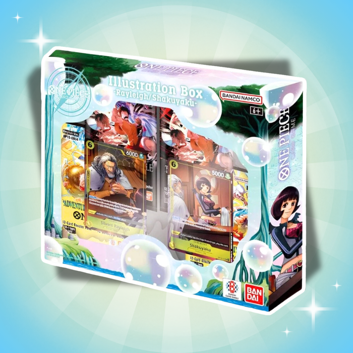 One Piece Card Game Illustration Box IB-07 Englisch – 4 Booster + 2 exklusive Promo Karten