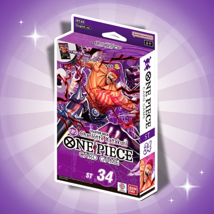 One Piece Card Game ST-34 Starter Deck Englisch – 51 Karten + OP-16 Booster Pack