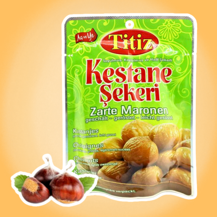 Kestane Şekeri Zarte Maronen – Süße Esskastanien – 125 g