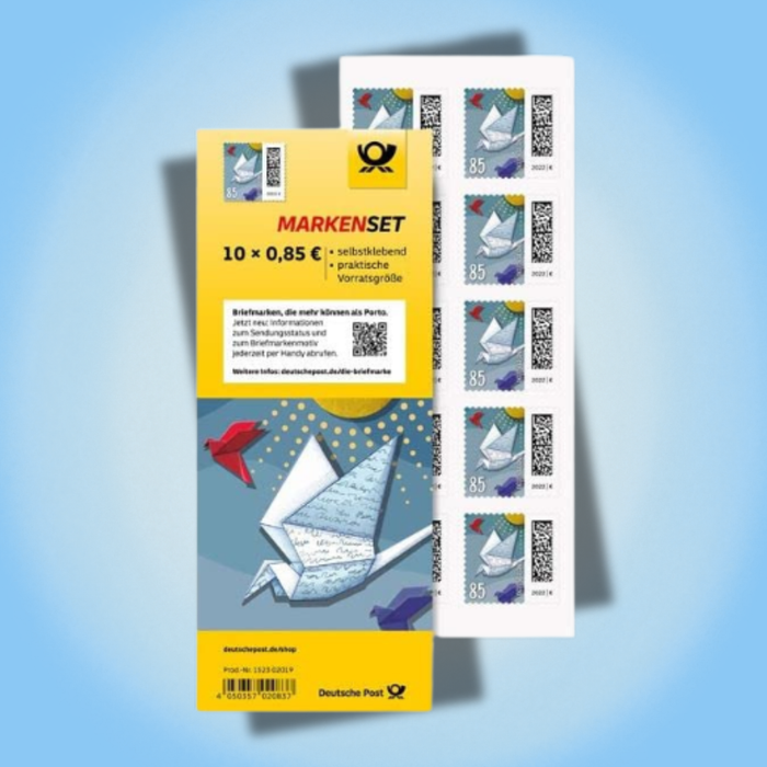 10x 85 Cent Briefmarken Deutschland – Zufällig ausgewähltes Motiv, Selbstklebend, Frankierwert 0,85€