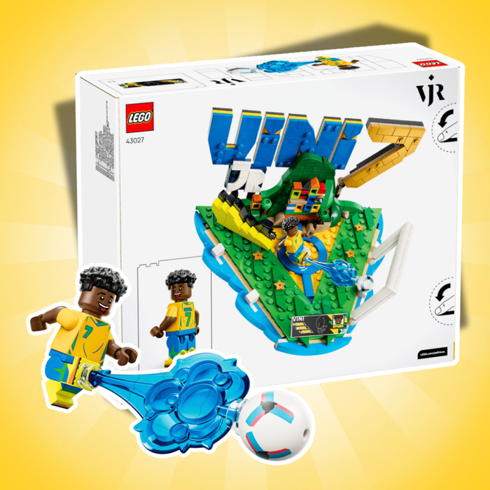 LEGO Editions Vini Jr. – Fußball-Highlights #43027 – 510 Teile mit Minifigur und Sammlerplakette