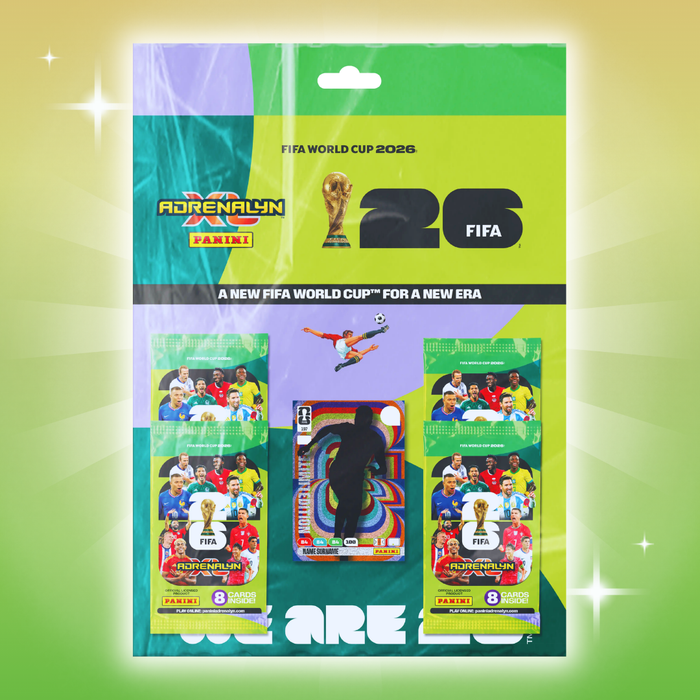 FIFA World Cup 2026 Adrenalyn XL Multipack | 5 Booster + 2 Limited Edition Karten | Panini