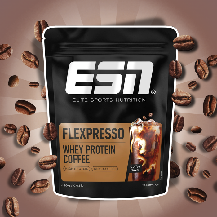 ESN Flexpresso Whey Protein Coffee 420 g – Protein-Kaffeepulver mit Instantkaffee